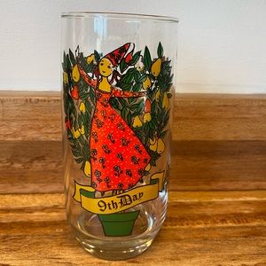 Pepsi Vintage Anchor Hocking 12 Days of Christmas Glass 9th Day Ladies Dancing
